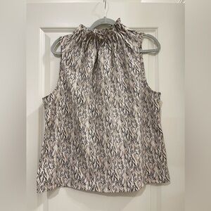 Ann Taylor sleeveless blouse size L